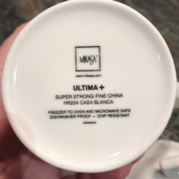 Mikasa Ultima+  Super Strong Fine China 3 pcs  covered sugar bowl and creamer - Picture 6 of 9